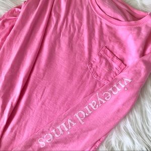 Vineyard Vines Long Sleeve Pocket Tee Small